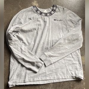 Grey champion shirt